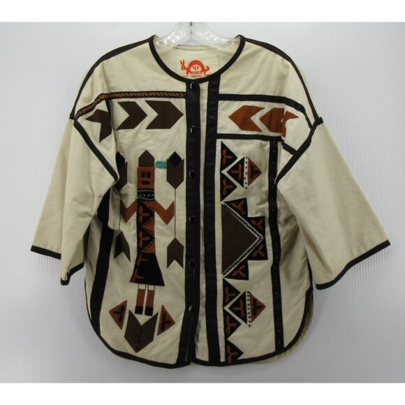 VINTAGE Red Hare Top Medium Native American Southwestern Tribal * - Picture 1 of 16
